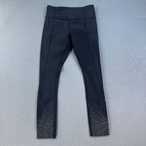 Lululemon Tights Womens 4 Black Tight-Stuff Tights 22" Running Hiking